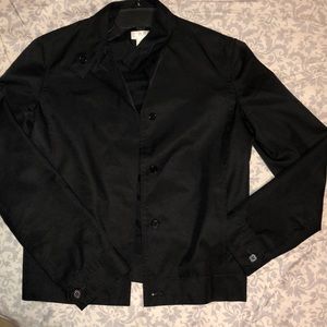 BCBG Maxazria Black Lightweight Jacket